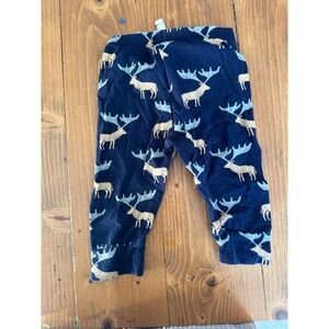 Baby Gap Organically Grown Cotton Pants 6-12 Months Moose & Trees Print